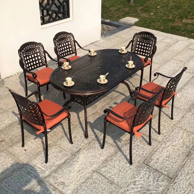 Bộ Bàn Ghế Sân Vườn Nhôm Đúc- SV54