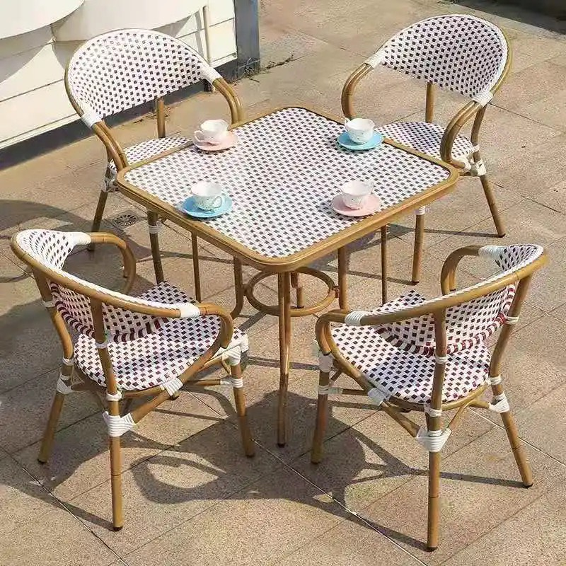 Bộ Bàn Ghế Sân Vườn Giả Mây 4 Người - SV56
