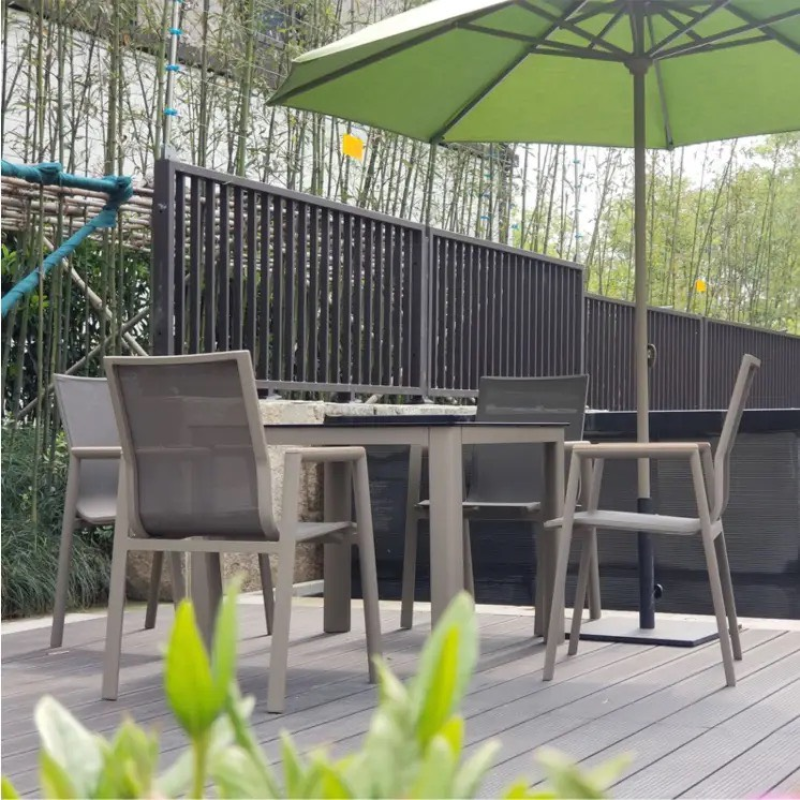 Bộ Bàn Ghế Sân Vườn Outdoor 4 Ghế Có Tay - SV59