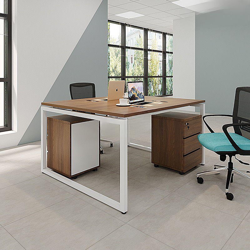 Cụm Bàn 2 Người Chân Sắt Chữ U - BC42