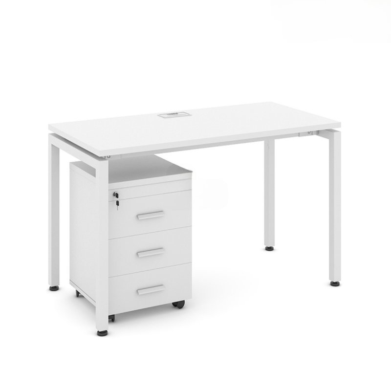 Bàn Làm Việc Văn Phòng Chân Sắt Chân Oval - BLV37