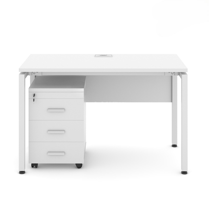 Bàn Làm Việc Có Yếm Chân Sắt 1m2 - BLV43