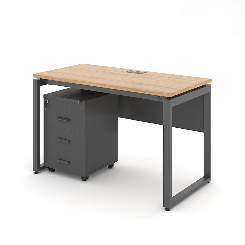 Bàn Làm Việc Chân Vuông Yếm Che Lửng - BLV47