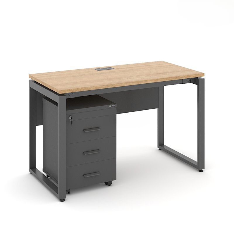 Bàn Làm Việc Chân Vuông Yếm Che Lửng - BLV47