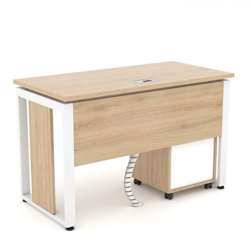 Bàn Văn Phòng Gỗ Yếm Che Lửng - BLV59