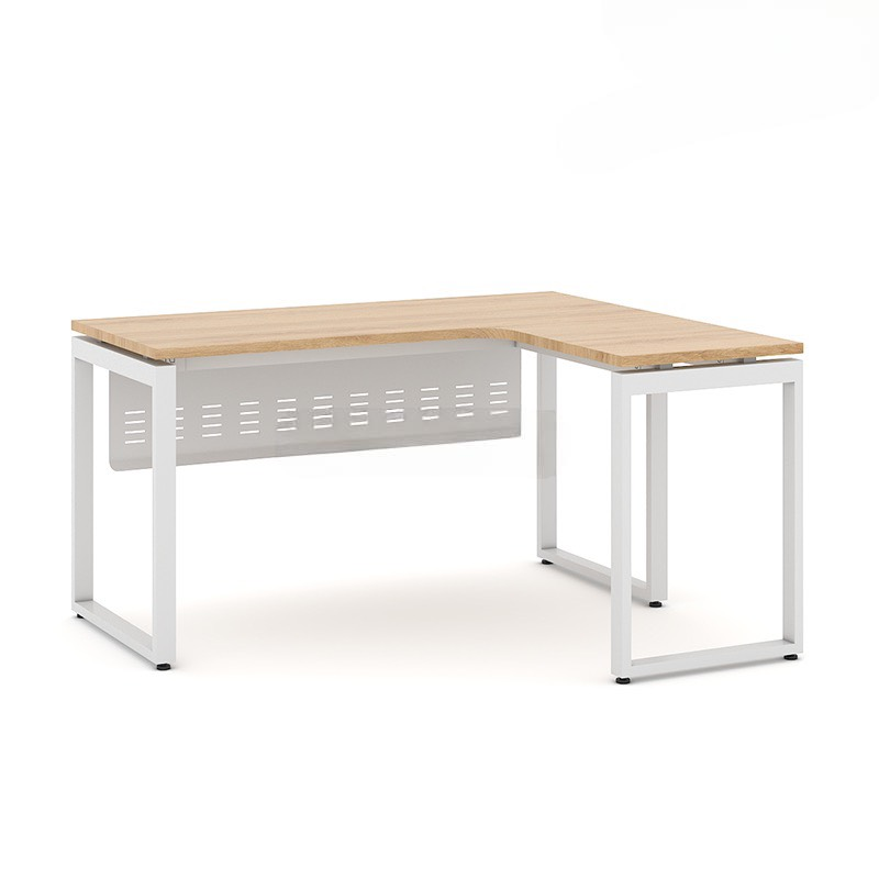 Bàn Làm Việc Góc L Chân Sắt Chữ U- BLV67
