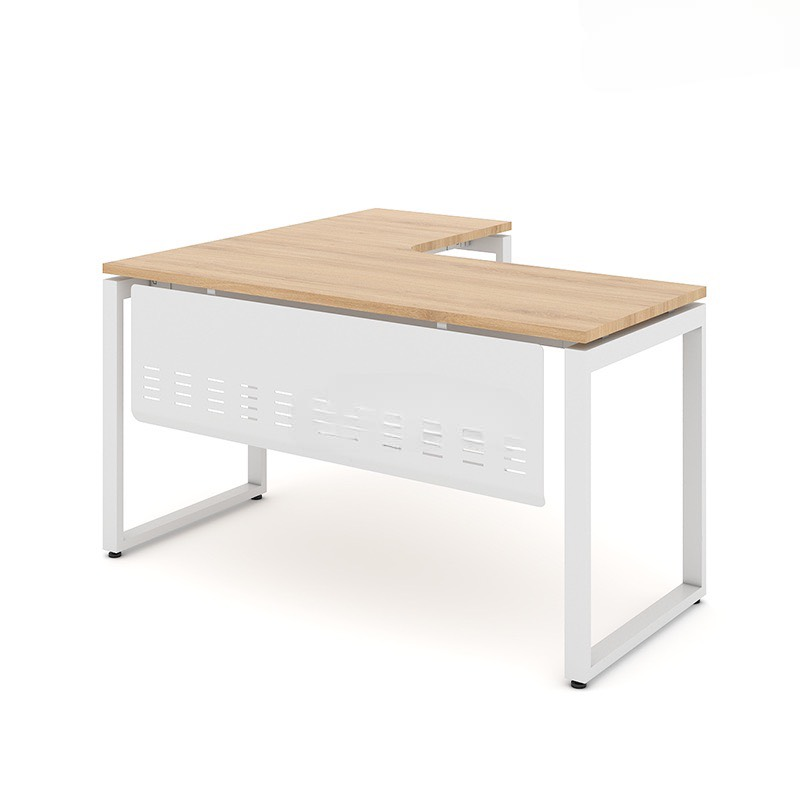 Bàn Làm Việc Góc L Chân Sắt Chữ U- BLV67