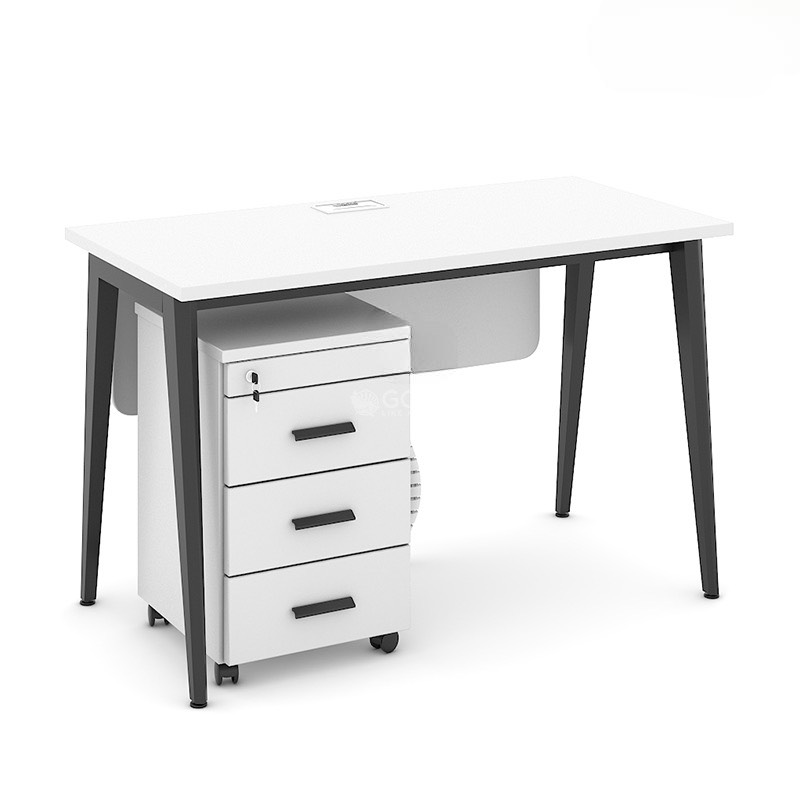 Bàn Làm Việc Chân Sắt Yếm Lửng - BLV75
