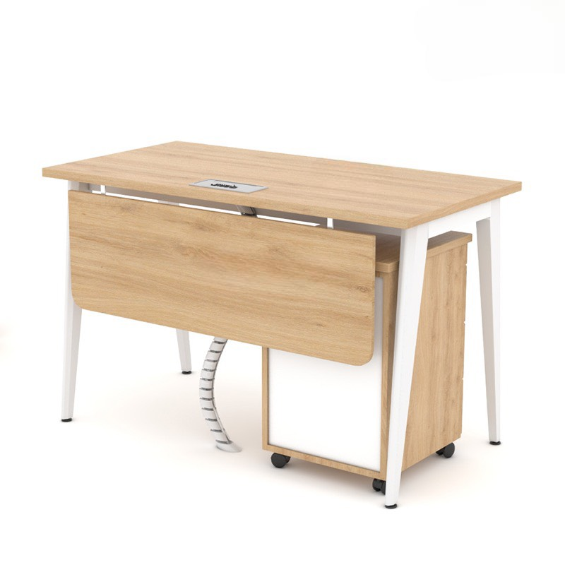 Bàn Làm Việc Chân Sắt Tĩnh Điện 1m2 - BLV76