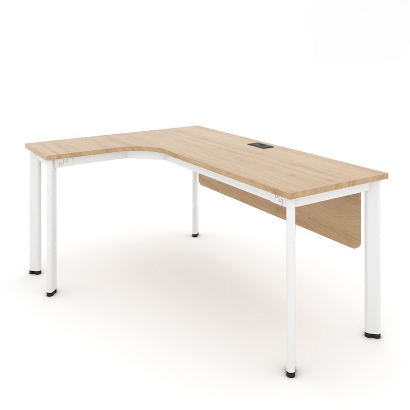 Bàn Làm Việc Góc L Có Yếm Gỗ 1m2- BLV98