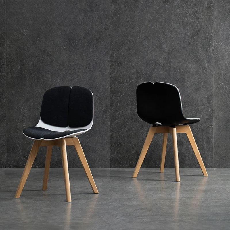 Ghế Cà Phê Eames 4 Múi Chân Gỗ - CF54