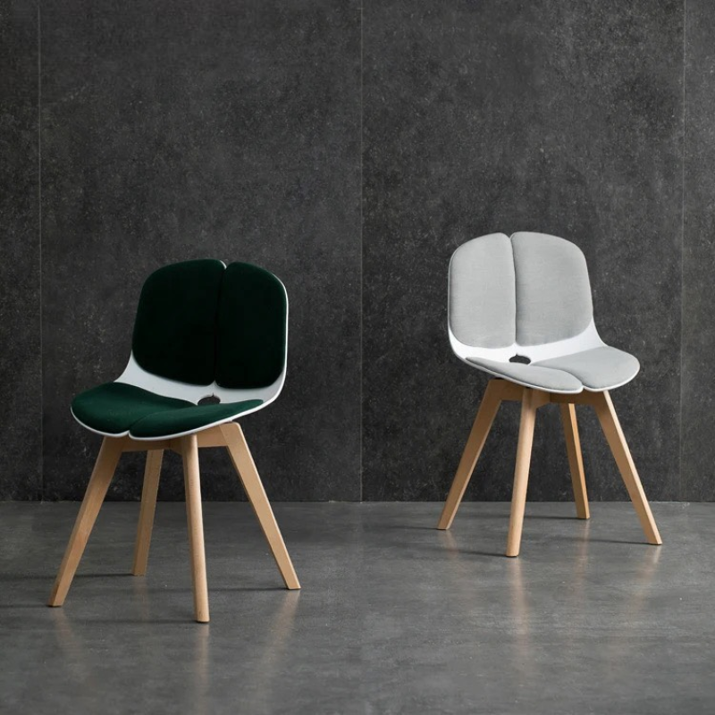 Ghế Cà Phê Eames 4 Múi Chân Gỗ - CF54