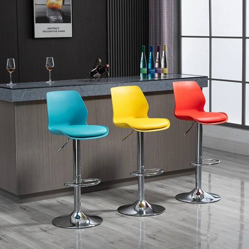 Ghế Bar Nhựa Mặt Nệm Xoay 360 Độ - QB31