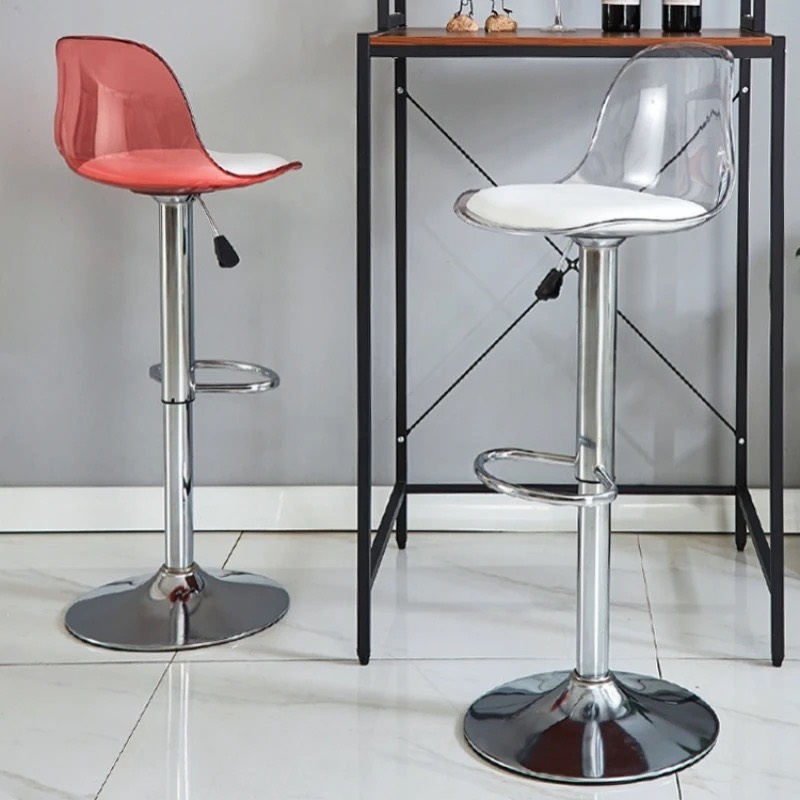 Ghế Bar Eames Lưng Trong Suốt - QB32