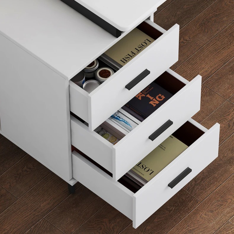 Bàn Làm Việc Văn Phòng IKEA Có Hộc Tủ 3 Ngăn- BLV48