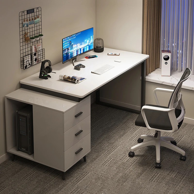 Bàn Làm Việc Văn Phòng IKEA Có Hộc Tủ 3 Ngăn- BLV48