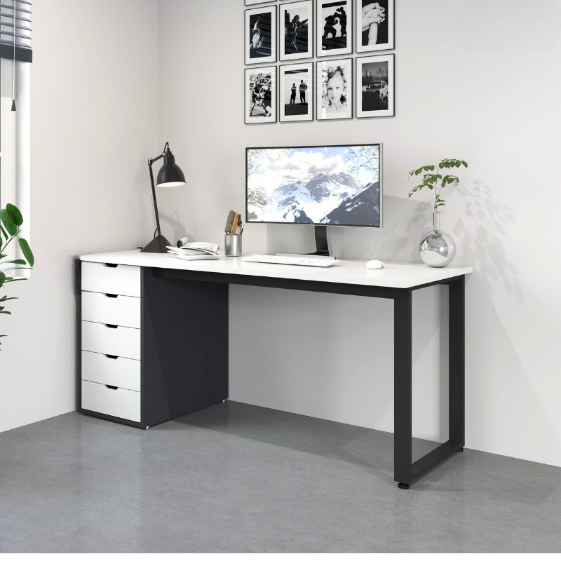 Bàn Làm Việc IKEA Chân Sắt - IK4