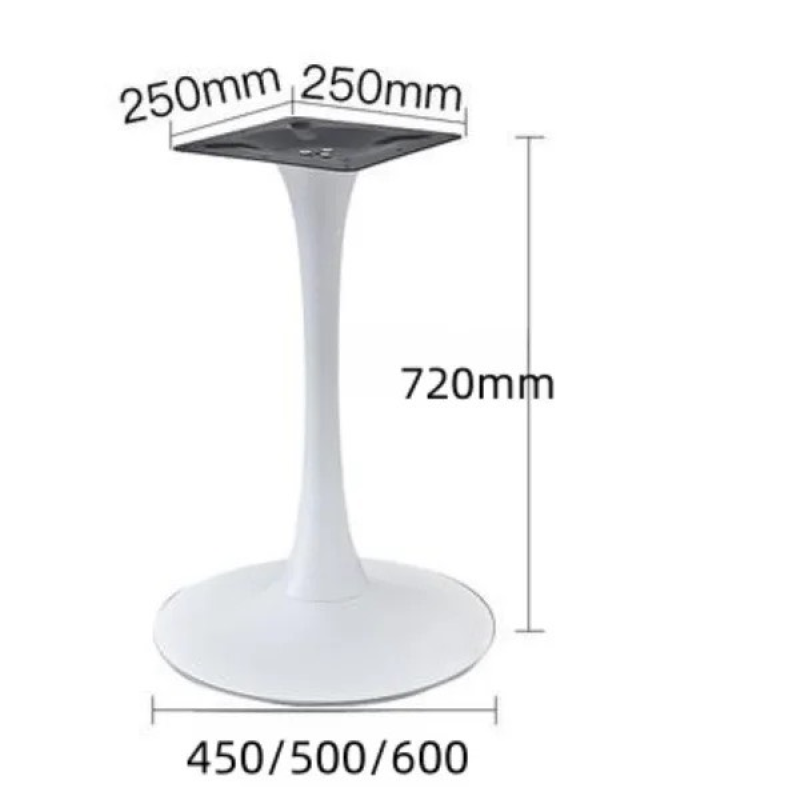 Chân Bàn Cafe Tulip Sắt Sơn Tĩnh Điện - PK3