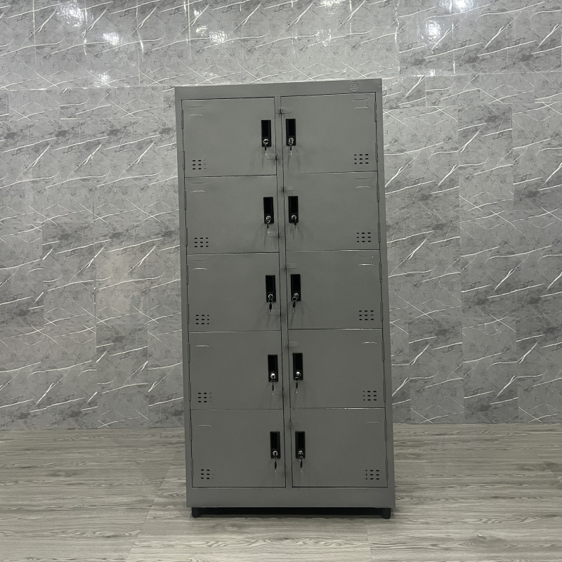  Tủ Locker Sắt 10 Ngăn - Giải Pháp Thông Minh - TLK24