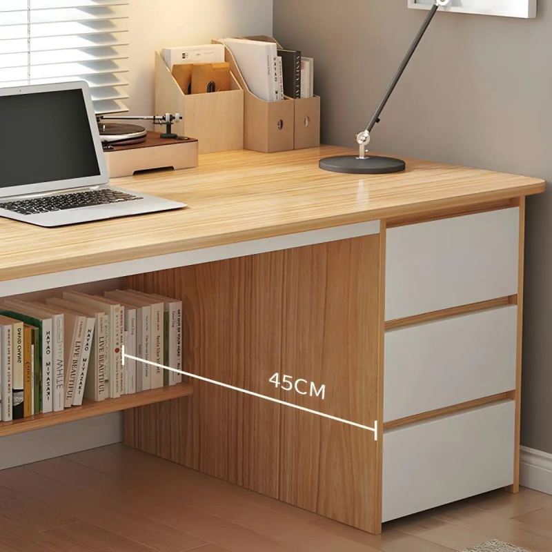 Bàn Làm Việc IKEA Văn Phòng Có Hộc Tủ - BLV46