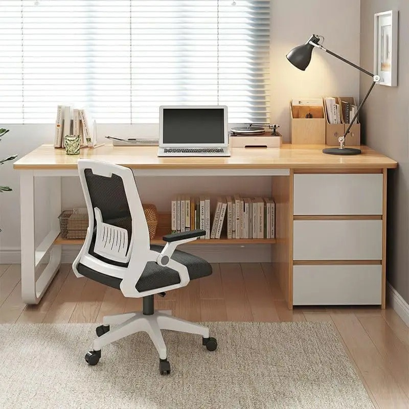 Bàn Làm Việc IKEA Văn Phòng Có Hộc Tủ - BLV46
