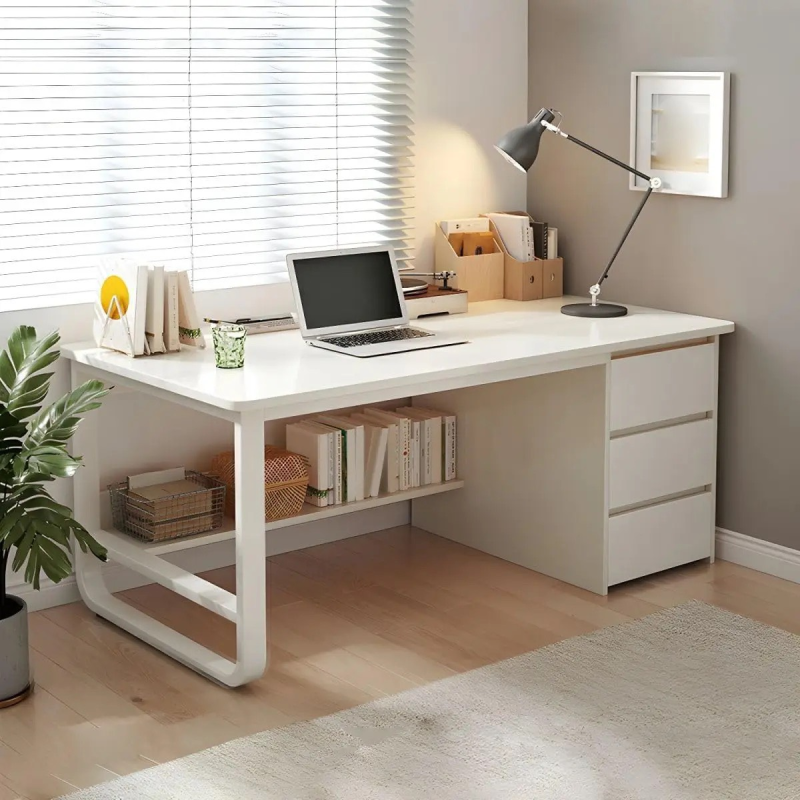 Bàn Làm Việc IKEA Văn Phòng Có Hộc Tủ - BLV46