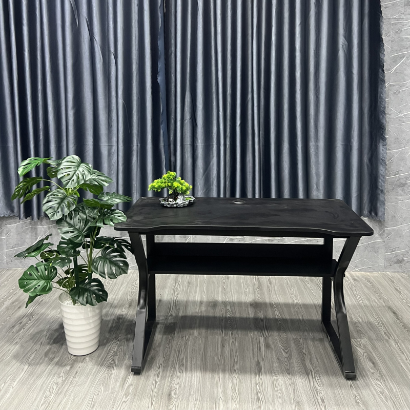 Bàn Làm Việc Gaming Chân K Uốn Có Kệ - BLV110
