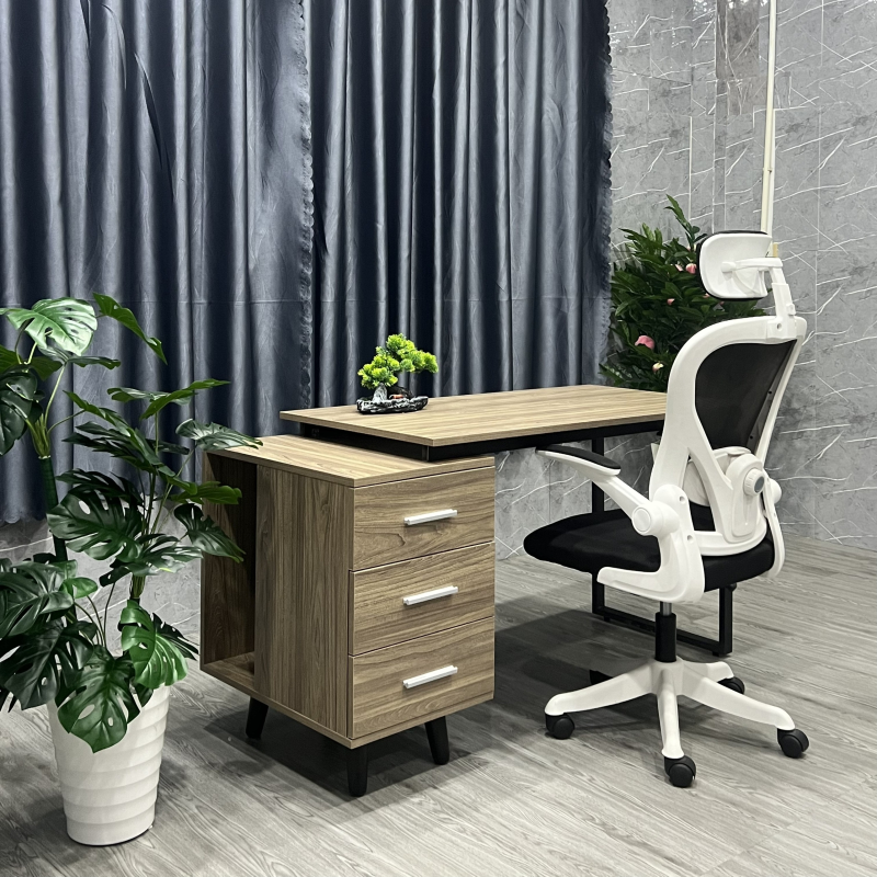 Bàn Làm Việc Văn Phòng IKEA Có Hộc Tủ 3 Ngăn- BLV48