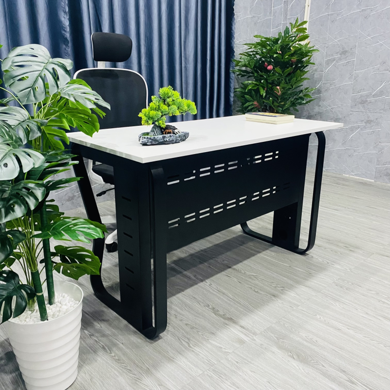 Bàn Làm Việc Chân Sắt Cao Cấp Nhập Khẩu - BLV112