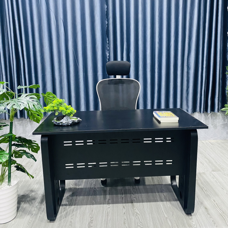 Bàn Làm Việc Chân Sắt Cao Cấp Nhập Khẩu - BLV112