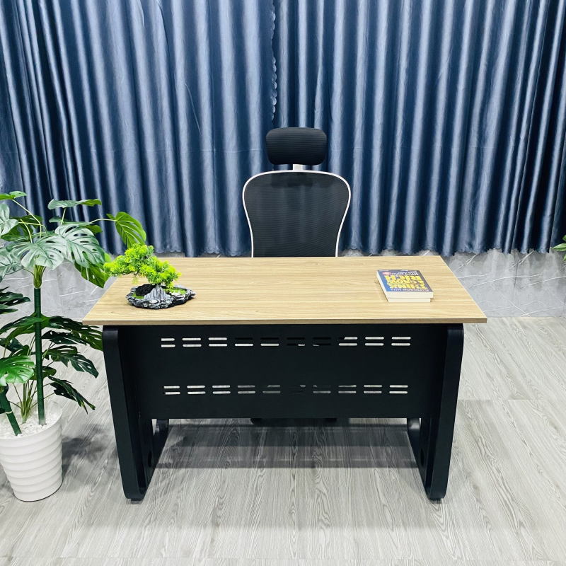 Bàn Làm Việc Chân Sắt Cao Cấp Nhập Khẩu - BLV112