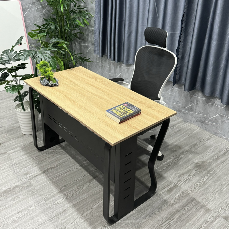 Bàn Làm Việc Chân Sắt Cao Cấp Nhập Khẩu - BLV112