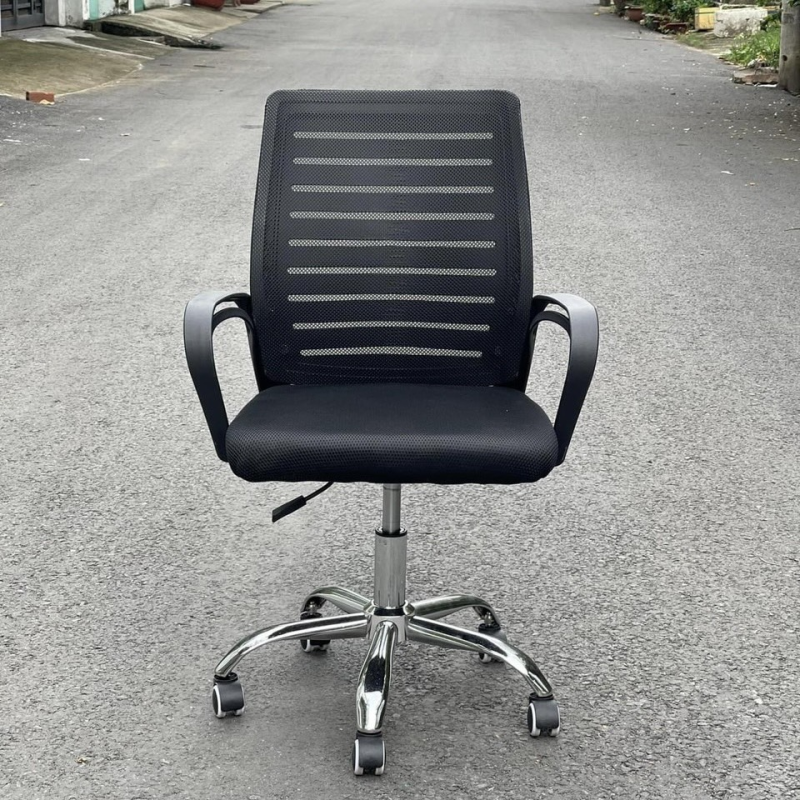 Ghế Xoay Văn Phòng Lưng Sọc Ngang - GX13