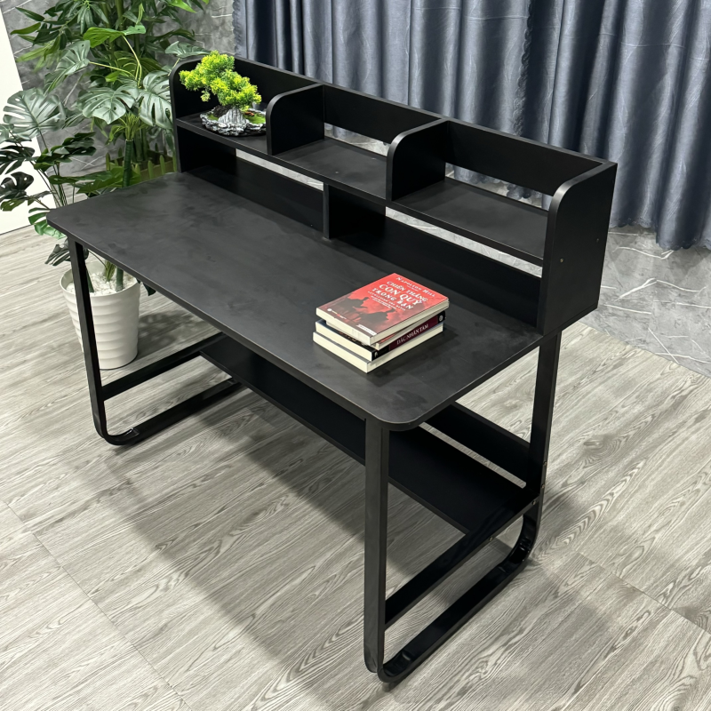 Bàn Làm Việc Gỗ Có Kệ Sách - BLV114