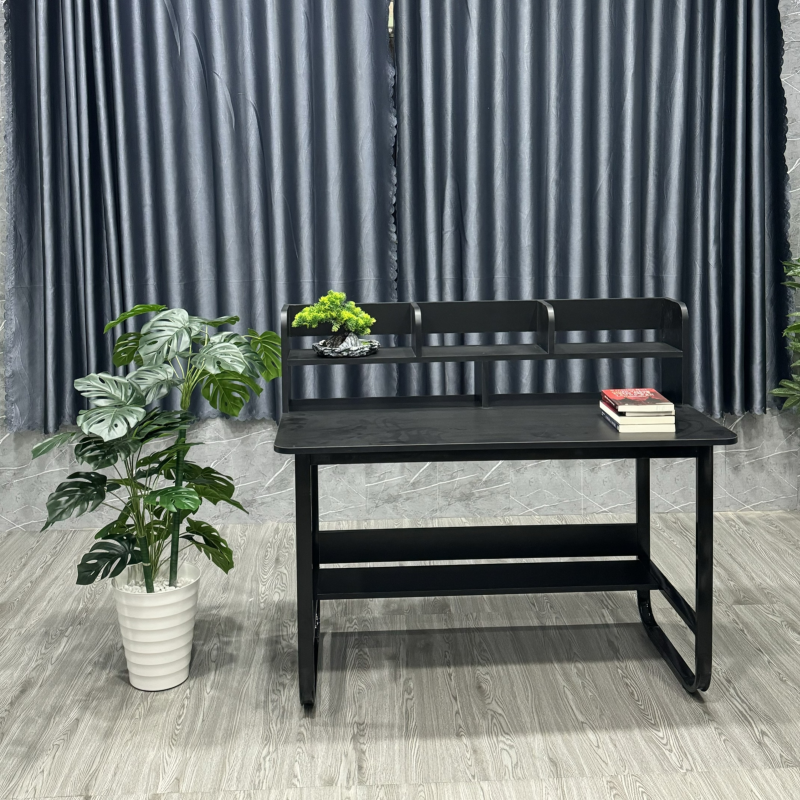 Bàn Làm Việc Gỗ Có Kệ Sách - BLV114