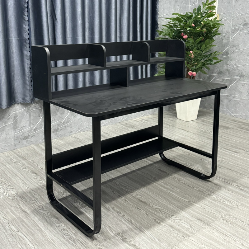 Bàn Làm Việc Gỗ Có Kệ Sách - BLV114