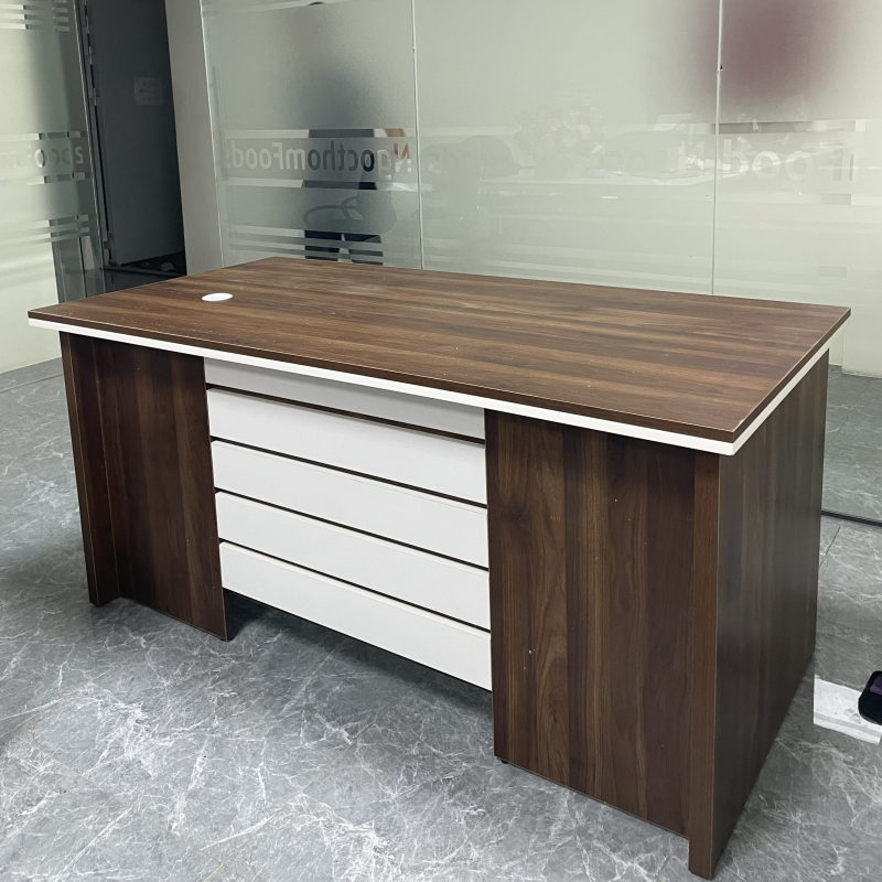 Bàn Giám Đốc Quản Lý Gỗ MDF 1m6x80x75 - BGĐ68