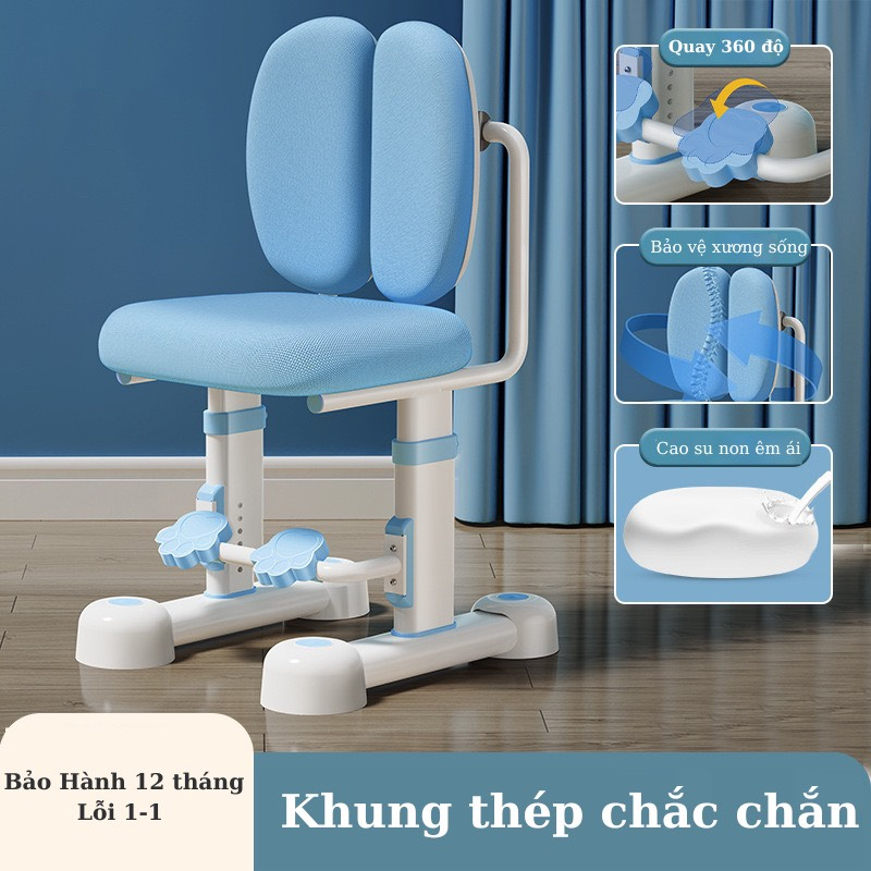 Ghế Học Sinh Chống Gù Tăng Chỉnh Chiều Cao -BGHS18