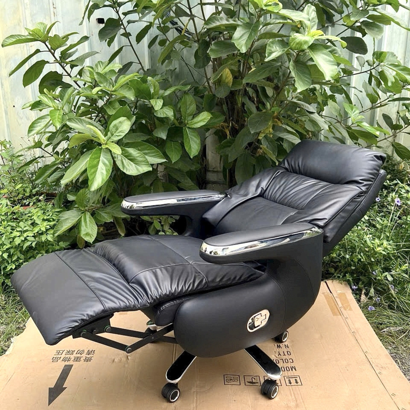 Ghế Giám Đốc Da Thật Ngả Lưng Tự Động Nhập Khẩu - GGĐ23