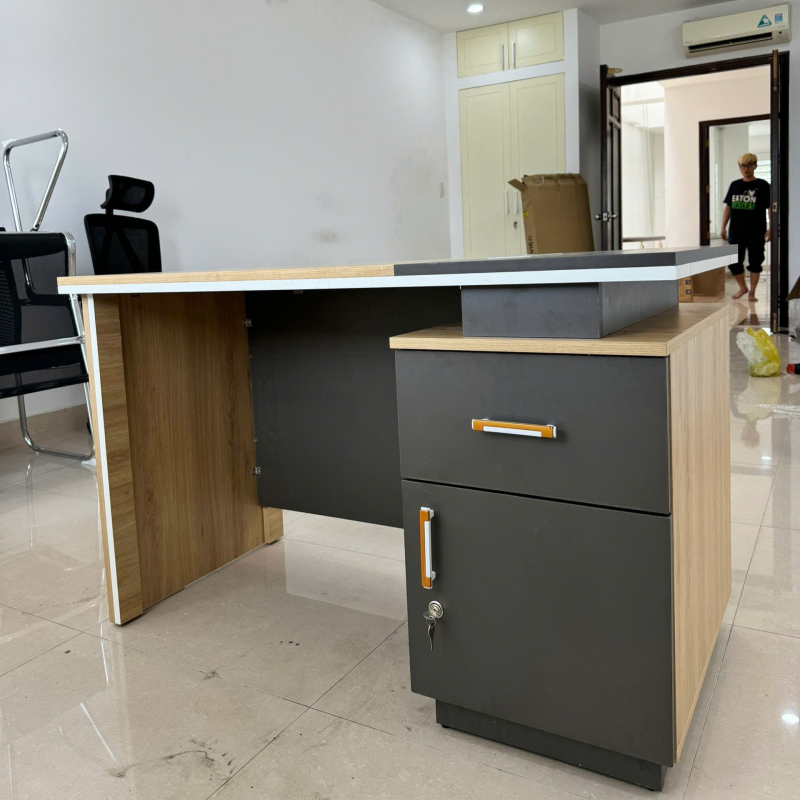 Bàn Giám Đốc Gỗ Công Nghiệp 120x60cm - BGĐ73