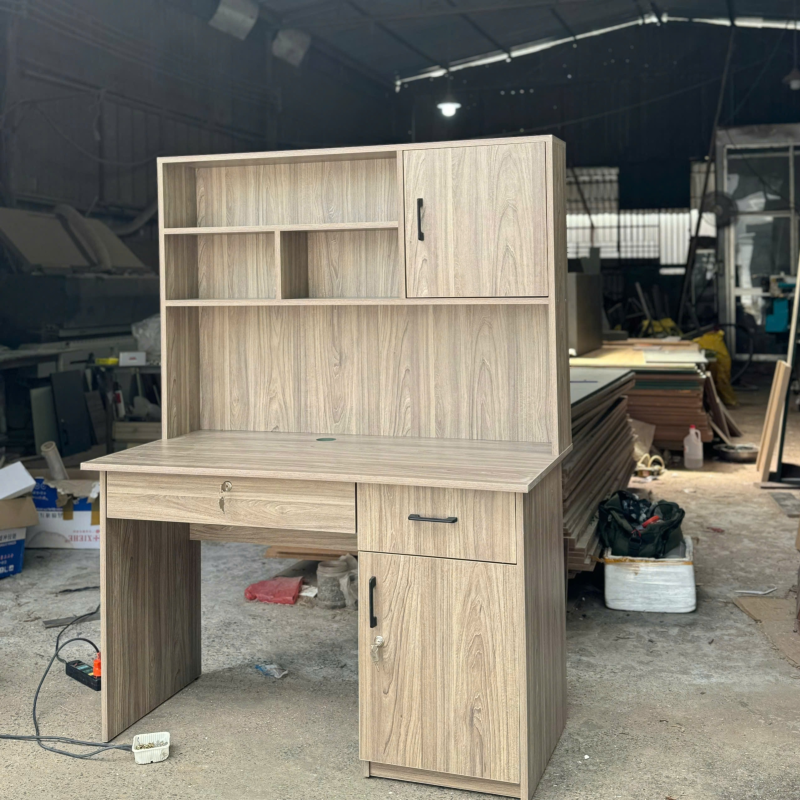 Bàn Làm Việc Liền Giá Sách 1m6 - BG54