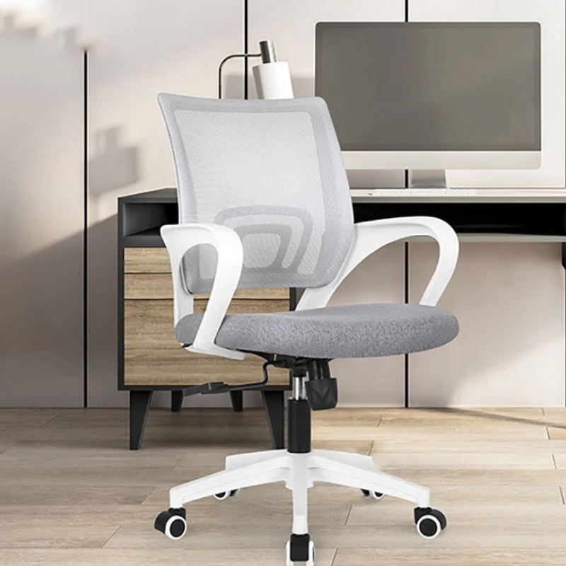 Ghế Xoay Văn Phòng Lưới Khung Trắng - GX73