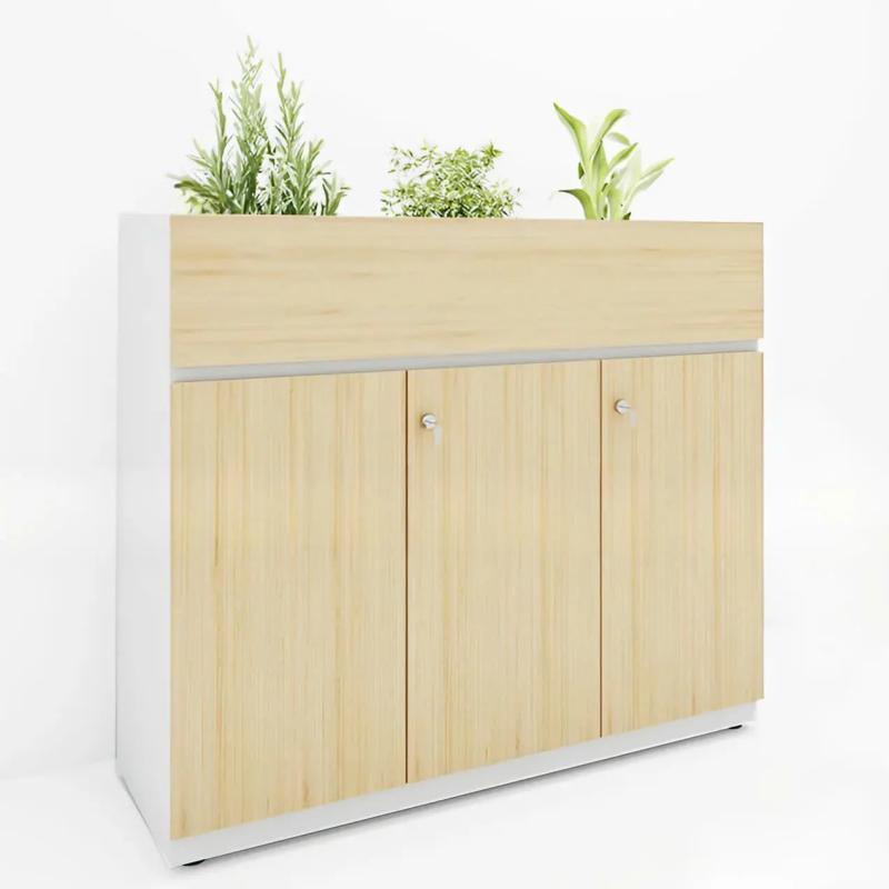 Tủ Tài Liệu Gỗ Văn Phòng Đẹp - THS158