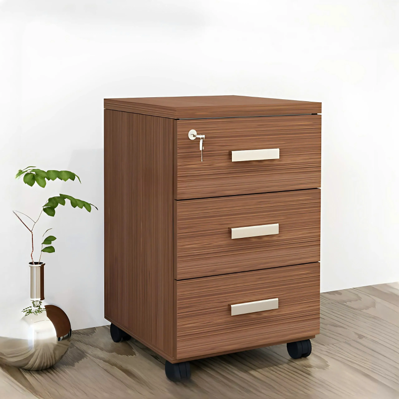 Hộc Tủ Di Động 3 Ngăn Màu Hạt Dẻ - TP25