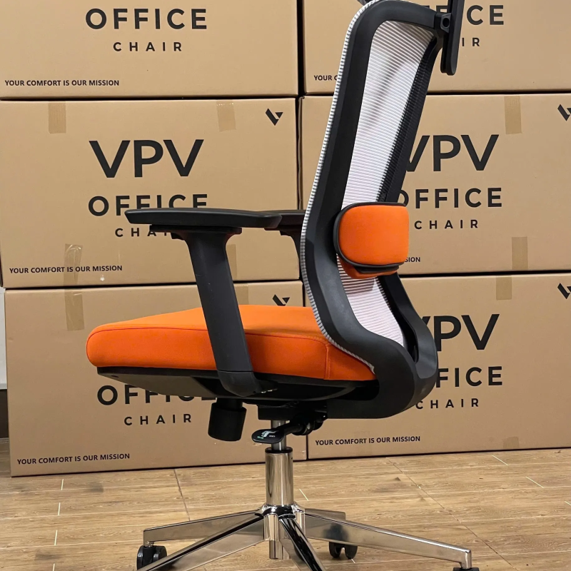 Ghế Xoay Văn Phòng Lưng Lưới Có Đệm Eo - GX85