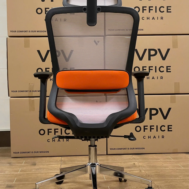 Ghế Xoay Văn Phòng Lưng Lưới Có Đệm Eo - GX85