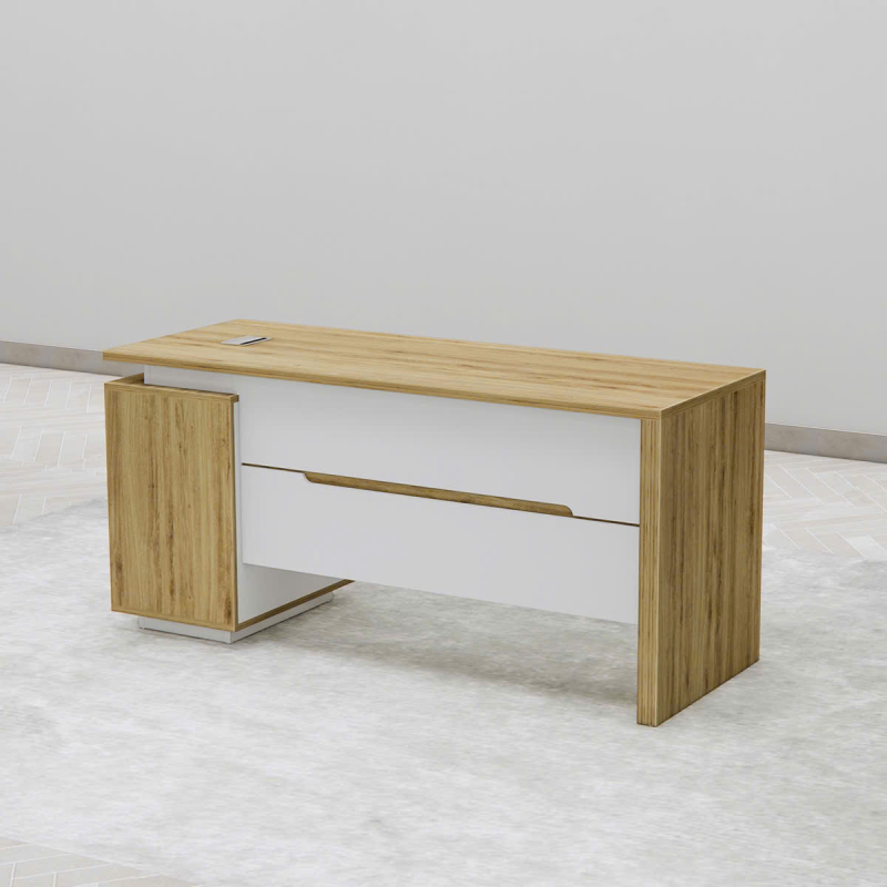 Bàn Giám Đốc Liền Khối Phối Màu Hiện Đại - BGĐ125